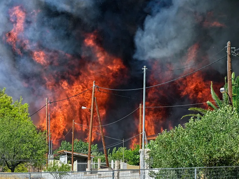 Incendii în Grecia - foto: Profimedia Images