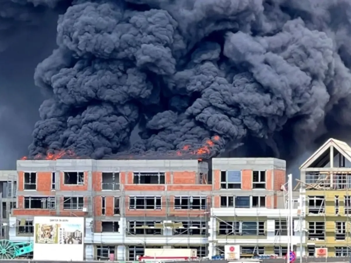 VIDEO Incendiu în Pipera, în zona rezidențială a Bucureștiului