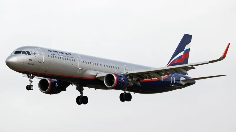 Compania rusă Aeroflot, la pământ. - Foto: Profimedia Images (imagine cu rol ilustrativ)
