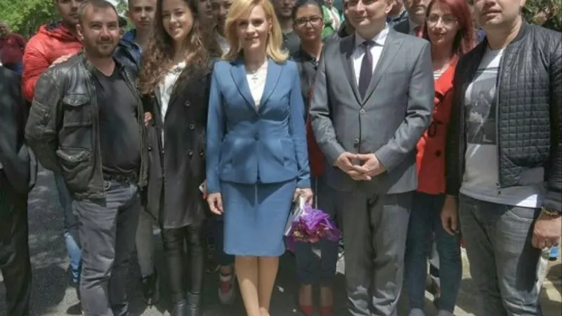 Gabriela Firea și Daniel Băluță/ FOTO: Facebook
