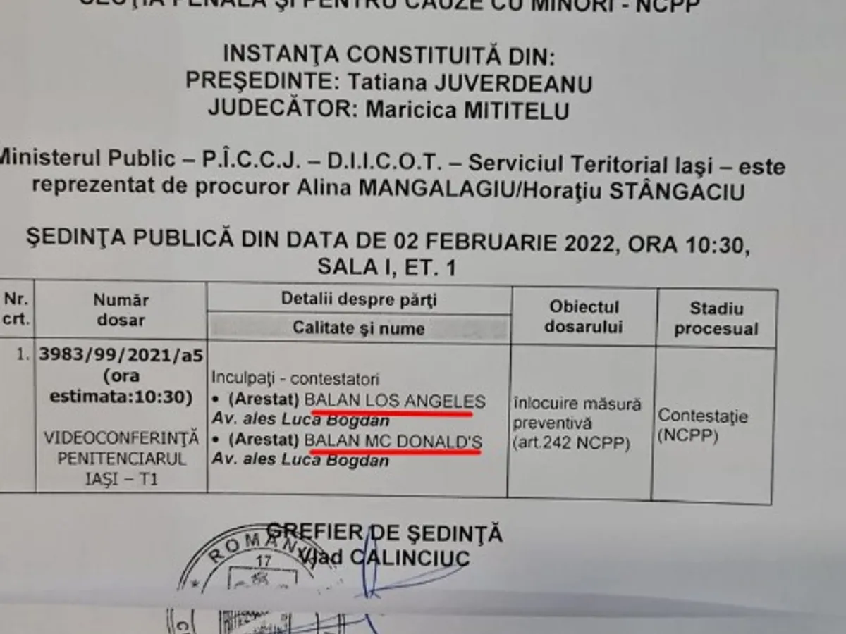 Curtea de Apel a refuzat solicitarea de eliberare a inculpaților din clanul Bălan Foto: Facebook