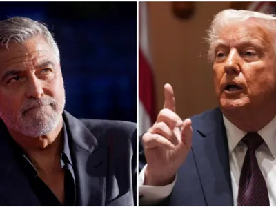 Trump îl ironizează pe George Clooney, după ce acesta a primit cetățenia franceză: E doar un tip banal, care se tot plânge de politică