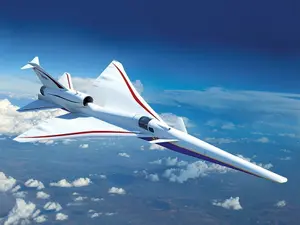 OPERATOR. Forma elegantă a avionului  supersonic X-59 QueSST al NASA va genera un sunet mai silențios. Lockheed Martin demarează construcția avionului în luna ianuarie 2019