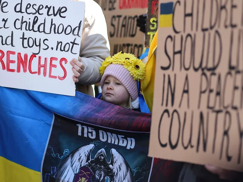 Protest anti-Rusia și anti-Putin în București