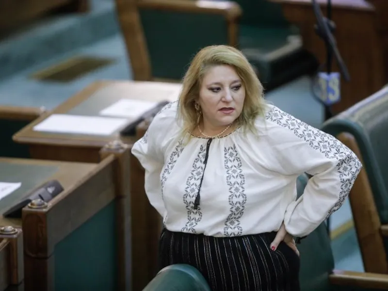 Diana Șoșoacă, sancționată cu avertisment scris pentru derapajele din Parlament. Foto Inquam Photos/George Călin