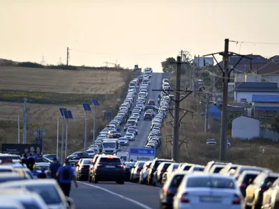 Nimic nou. Iulie 2023: trafic congestionat la Ovidiu, lângă Constanţa - Foto: INQUAM PHOTOS/Alex Nicodim