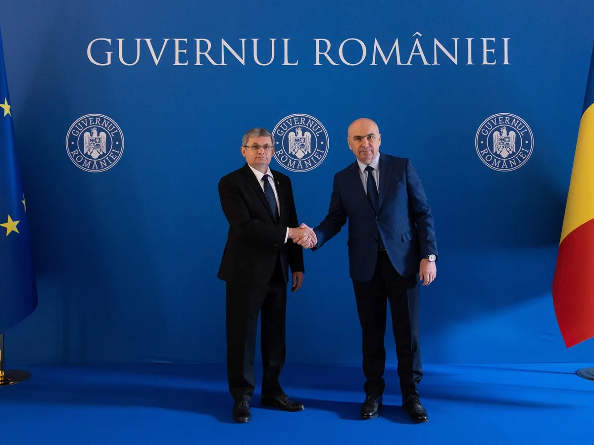 Bolojan, întâlnire cu preşedintele Parlamentului de la Chişinău, Igor Grosu. Agenda discuțiilor - Foto: Facebook /Guvernul României
