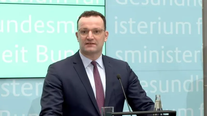 Jens Spahn, ministrul german al Sănătății/FOTO: youtube.com