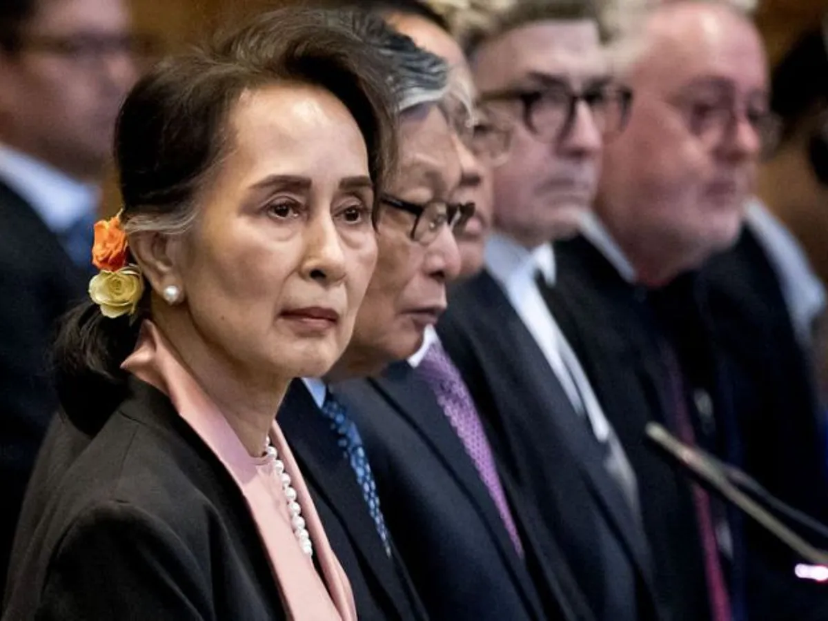 Lidera de facto a guvernului civil Aung San Suu Kyi/FOTO: yahoo.com