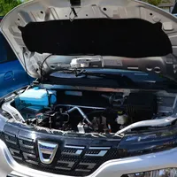 Mesajul afișat de o Dacia Spring, după ce a trecut printr-o baltă: Încărcare baterie imposibilă. / Foto: Facebook