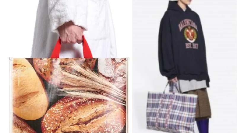 O nouă geantă interesantă de la Balenciaga FOTO: balenciaga.com (colaj)- rol ilustrativ
