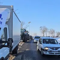 Fermierii și transportatorii vor să blocheze străzile cum a fost în Germania. Ce îi nemulțumește Foto: captură video TikTok/Danuț Andruș