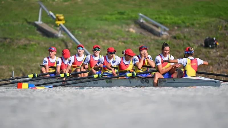 Echipajul 8+1 feminin al României- Foto: World Rowing