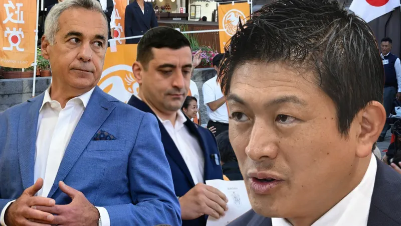 Călin Georgescu și George Simion „au făcut pui” în Japonia. Extremiștii au intrat în Parlament - Foto: Colaj Newsweek - Profimedia images