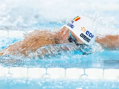 Campionul român de Nataţie David Popovici - Foto: Profimedia Images