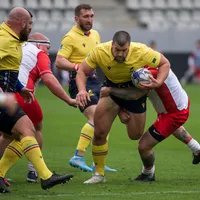 Echipa națională de rugby nu a putut să se antreneze înainte de meciul cu Belgia din Campionatul European Foto: INQUAM Photos/Octav Ganea
