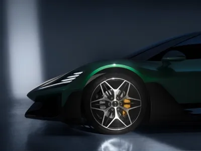 Conceptul de supercar electric al producătorului de aspiratoare Dream - Foto: Dream