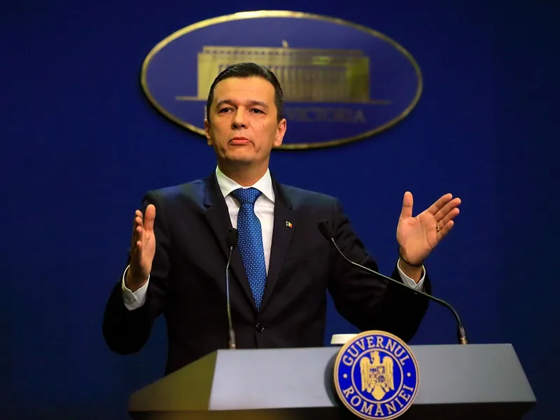 Vicepremierul Sorin Grindeanu Foto: Profimedia Images