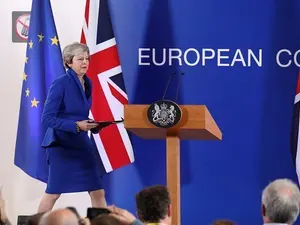 Theresa May a ajuns pe ultima sută de metri la un acord pe UE. Foto Getty Images