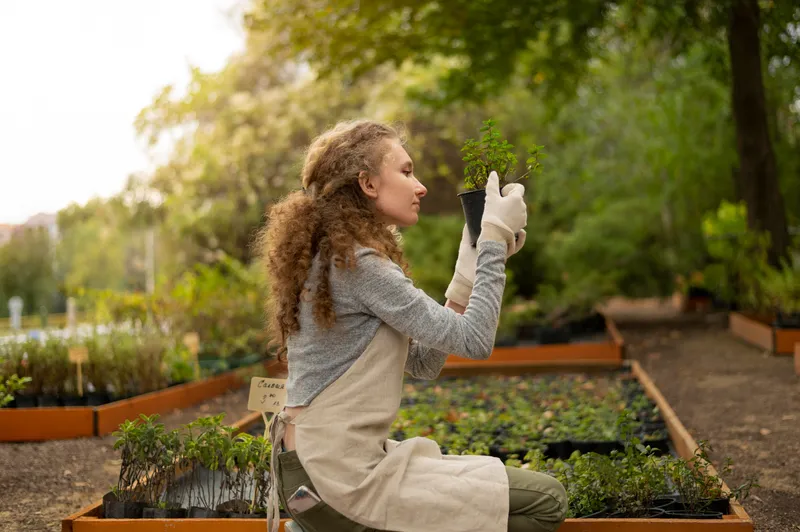 Femeie care plantează &icirc;n grădină - Foto: Magnific.com (Imagine cu rol ilustrativ)