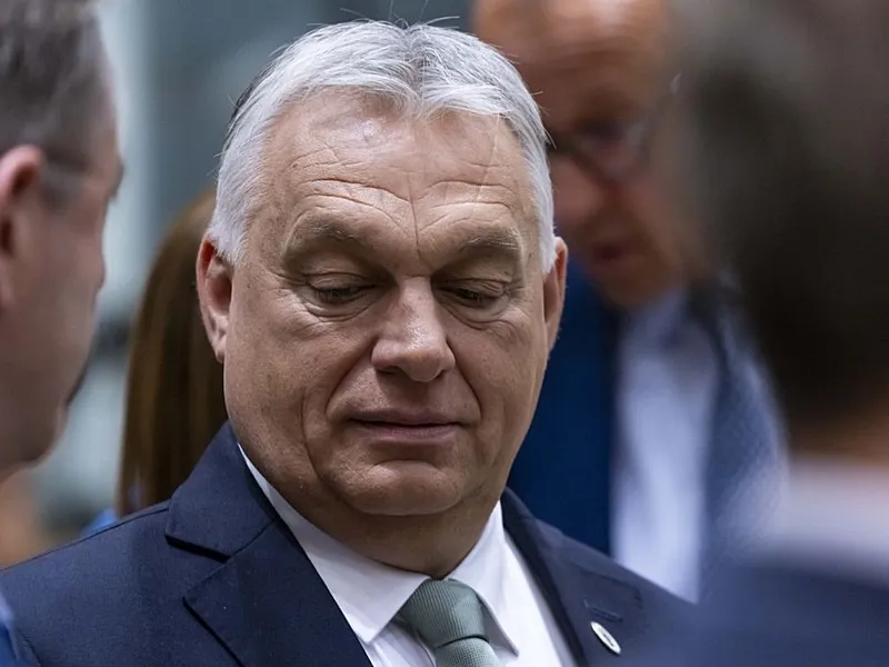 Viktor Orban a ajuns acum, la Palatul Victoria. Se întâlneşte cu premierul Ilie Bolojan - Foto: Profimedia Images