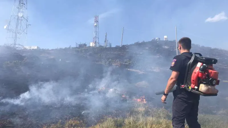 Incendiu Muntele Găina - Foto: ISU Alba