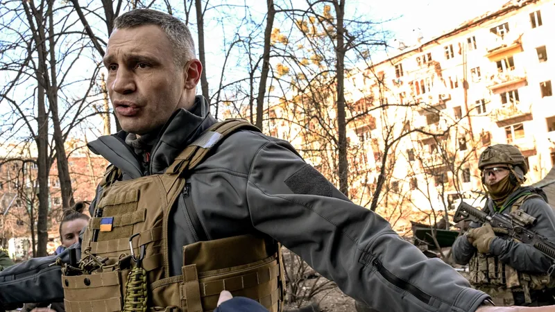 Primarul Kievului, Vitali Klitschko-Foto: NPR