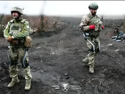 Parașutiștii ucraineni testează exoschelete pe front - Foto: Corpul 7 Forțe de Asalt Aerian