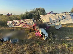 Accident aviatic la Gura Portiței. Două persoane au murit după ce s-au prăbușit cu un avion - Foto: Ordinea.Ro