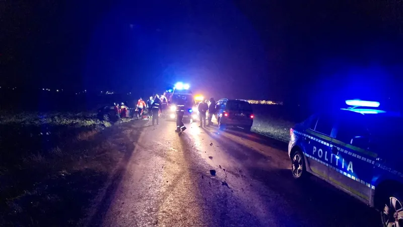 Un șofer a intrat frontal într-o căruță pe o șosea din Ilfov. / Foto: infotraficromania.ro