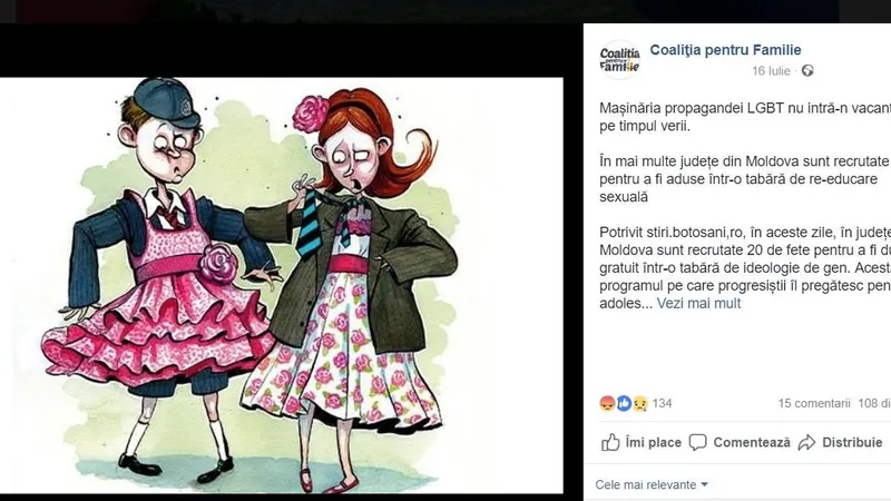 O altă manipulare lansată de CpF pe Facebook