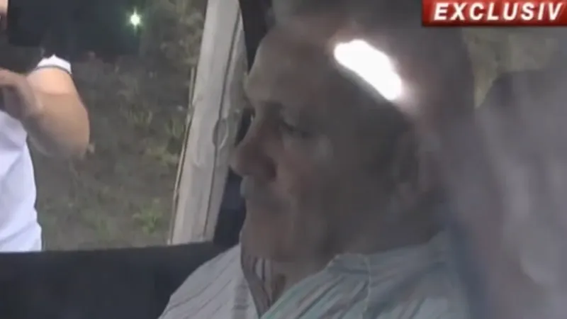 Prima imagine cu Liviu Dragnea în drum spre penitenciar. Foto România TV