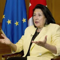 Preşedinta proeuropeană a Georgiei, Salome Zurabişvili, formulează veto la Legea influenţei străine - Foto: Profimedia Images