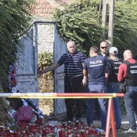 Dincă s-a întors în casa unde ar fi fost omorâte Alexandra și Luiza. Foto Inquam Photos / Bogdan Dănescu