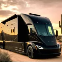 Rulota Tesla Semi, complet electrică/Foto: twitter