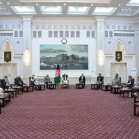 Președintele Ashraf Ghani vorbește de „consultări” care ar trebui să-i oprească pe talibani/FOTO: Facebook/Ashraf Ghani