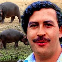 Pablo Escobar și hipopotami - Foto: Infobae