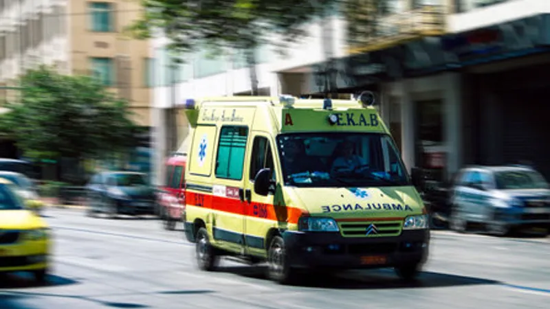 Un bărbat din Grecia făcea trafic de droguri cu ambulanța. A fost prins din întâmplare/FOTO: narcononeurope.dk