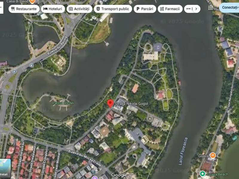 Președintele Dan s-ar muta în vila folosită de Dăncilă, Bolojan, în casa Mioarei Roman (surse) - Foto: captură Google Maps