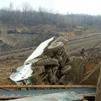 Camionul a rămas fără frâne- Foto: Gorjeanul
