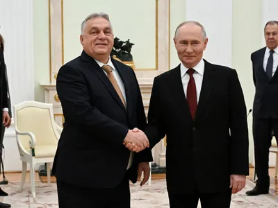 Viktor Orban și Vladimir Putin - Foto: Profimedia images
