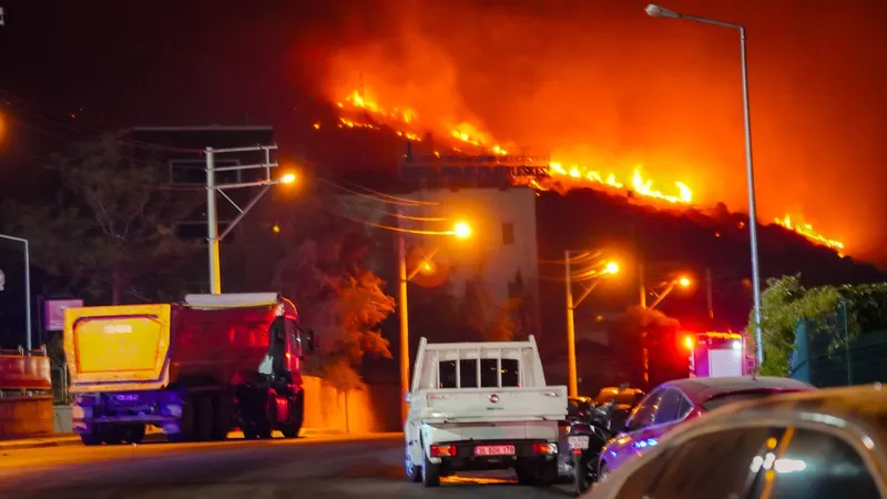 Al 3-lea cel mai populat oraș din Turcia, amenințat de un incendiu de vegetație uriaș - Foto: Profimedia Images