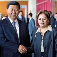 Xi, cu ministrul Afacerilor Externe din Mexic. Foto Getty Images