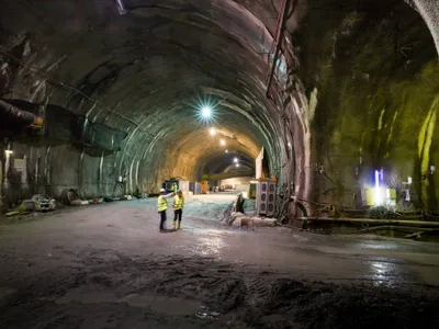 Brenner Basistunnel, secţiune de lângă Inssbruck, Austria - Foto: Profimedia Images