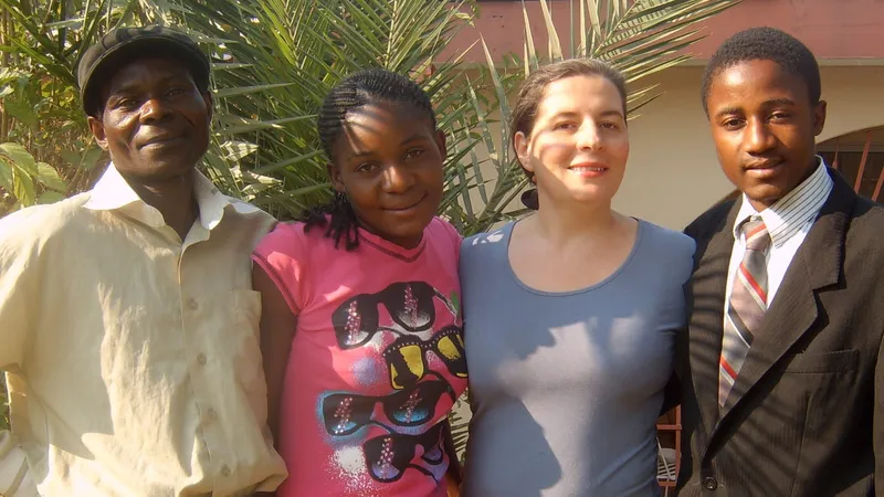 Doina Rebeca van Niekerk-Saiz, o româncă stabilită în Zambia. Foto Arhiva personală