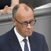 Cancelarul german Friedrich Merz, în plen, în Parlamentul German de la Berlin - Fotoy: Profmedia Images