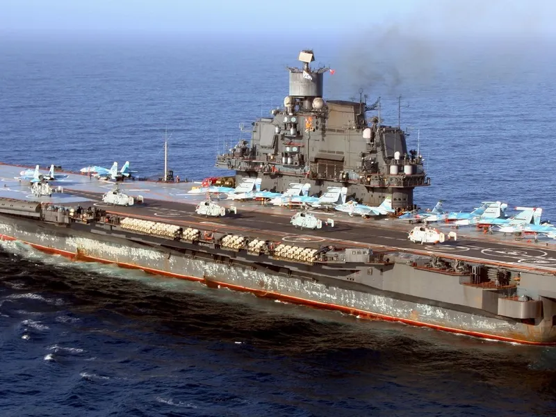 Admiral Kuznetsov Aircraft Carrier. Image Credit: Creative Commons.