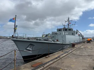 Vânătorul de mine „Cpt. Constantin Dumitrescu”, cu tehnologie NATO intră în serviciul Marinei Române - Foto: Facebook/Forțele Navale Române