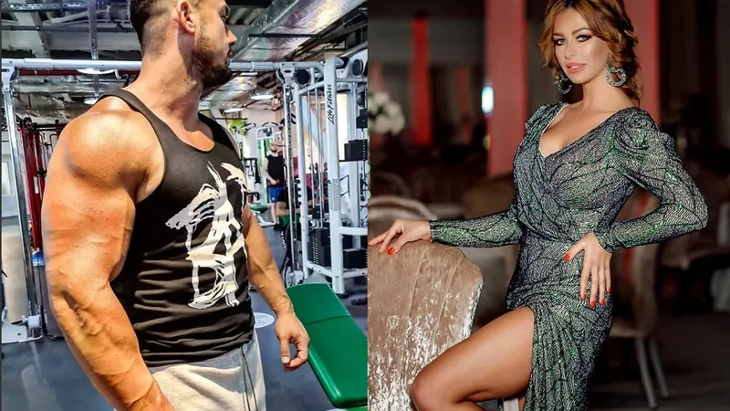 Costi Litrașu este vărul campioanei de culturism Alina Pană Foto: Facebook
