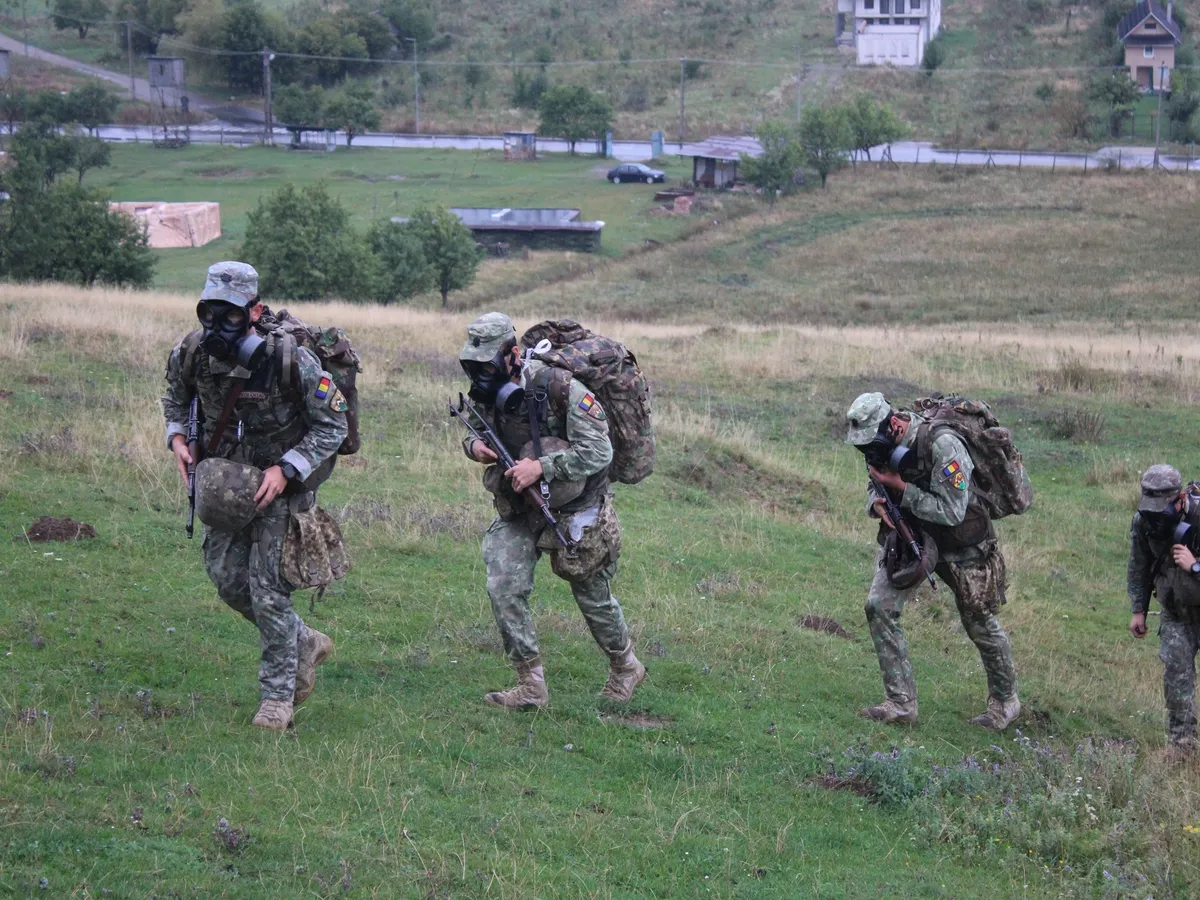 Militari români la antrenament - FOTO MApN (Imagine cu rol ilustrativ)